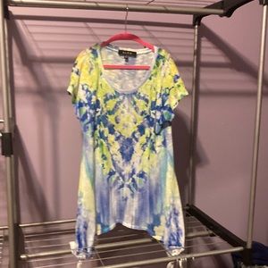 Short sleeve dressy sweater